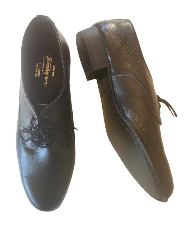 COL - Black / Black Snake Leather, Leather Sole. Colour options available.