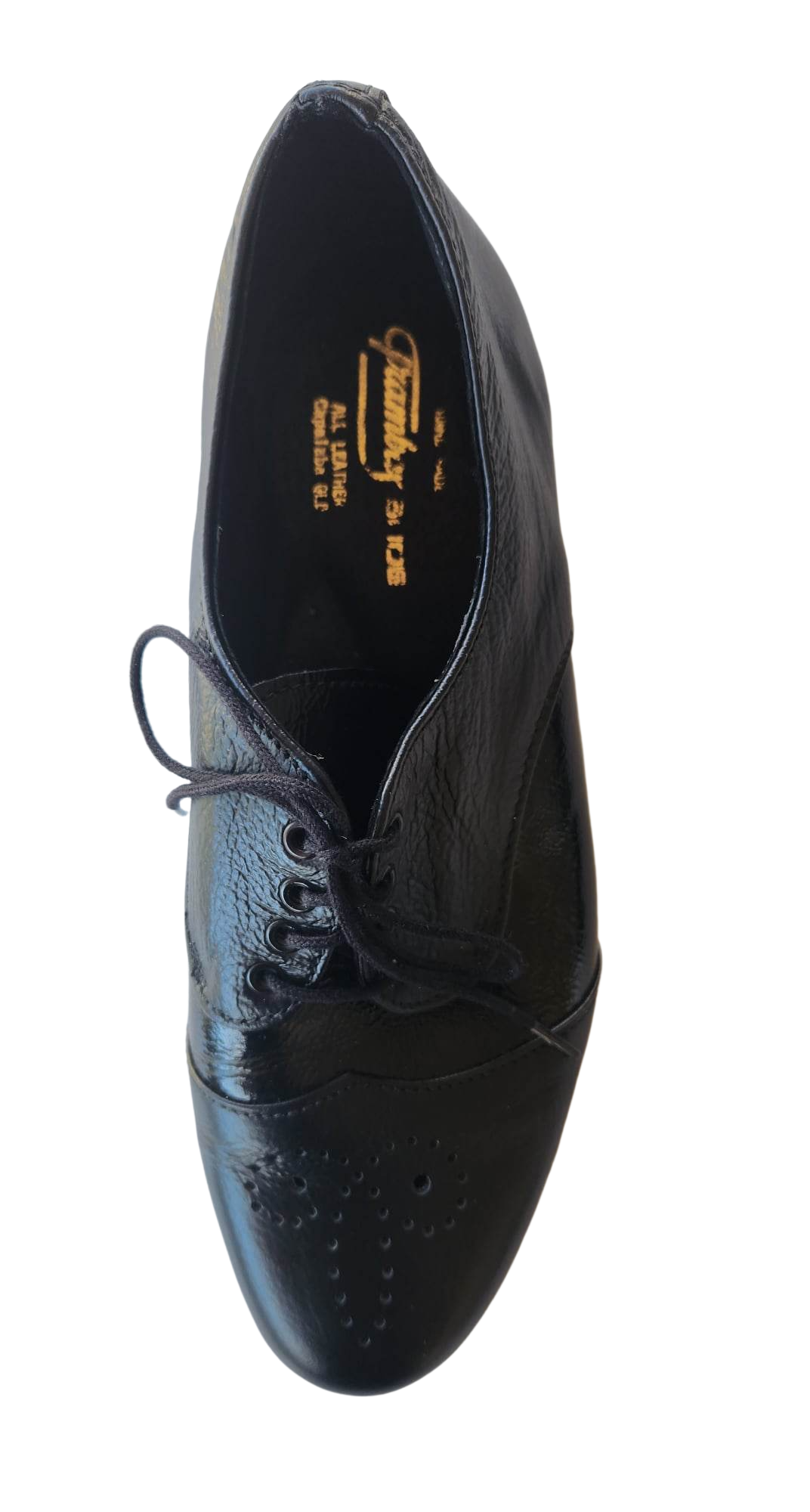 NEVILLE - Black Leather, Leather Sole. Colour and Sole options available.