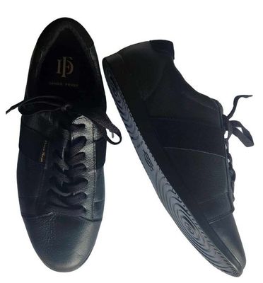 2305B-1 Dance Fever, Men's Black Sneaker, Spin Spot Sole 2305B-1 Dance Fever, Men's Black Sneaker, Spin Spot Sole