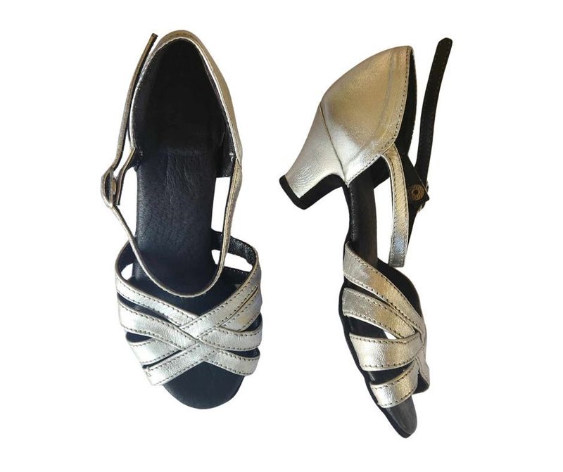 LEE - (Clearance) All Silver - Suede Sole LEE - (Clearance) All Silver - Suede Sole