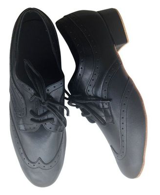 A51201B - (Danz Shoes) Men's Leather Black