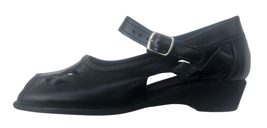 LEENA ROCKER - Black, Wedge EVA Sole