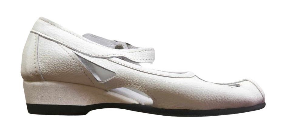 LEENA ROCKER - White, Wedge EVA Sole