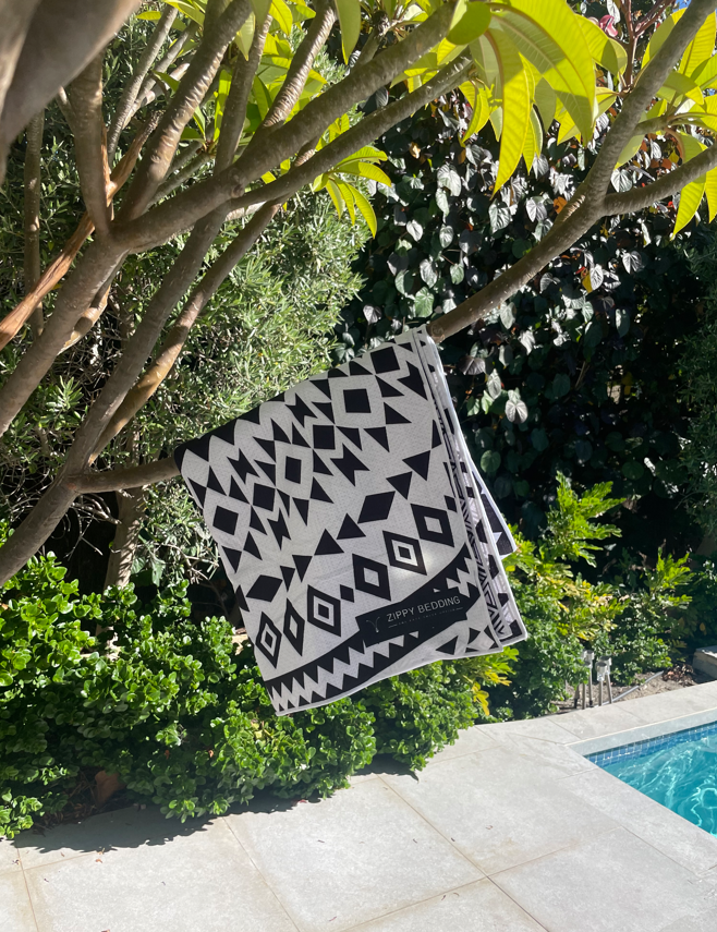 Abstract Microfiber Towel
