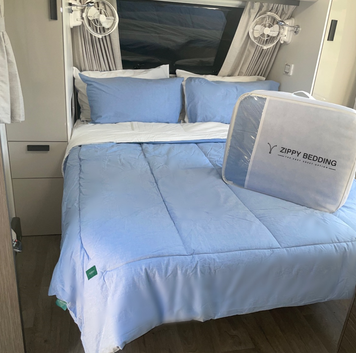 QUEEN BED 100% Cotton Ocean Breeze Bedding Set