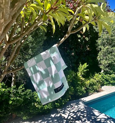 Mint Green Microfiber Towel Mint Green Microfiber Towel