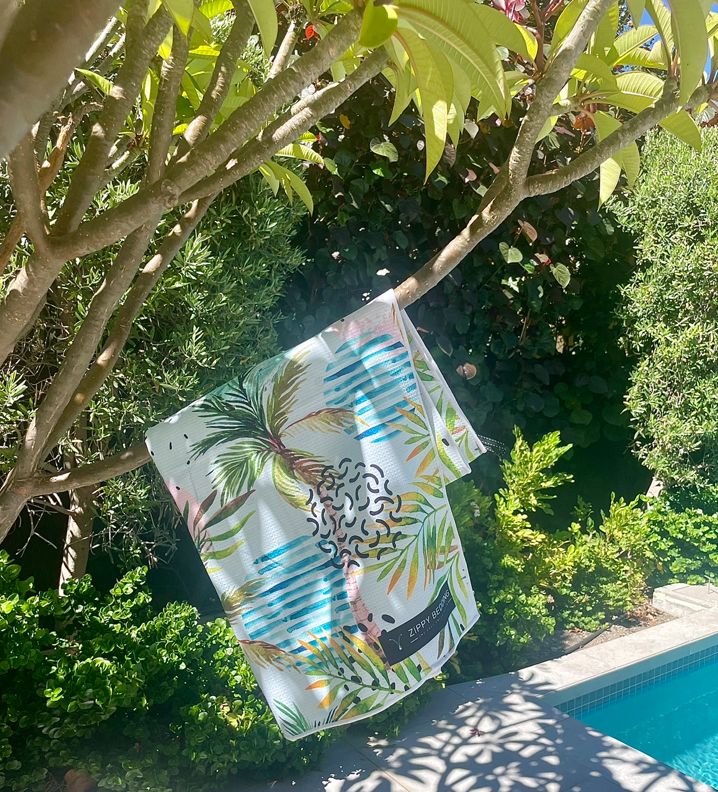 Palm Paradise Microfiber Towel Palm Paradise Microfiber Towel