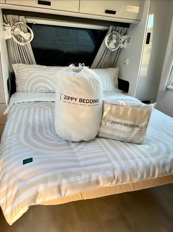 QUEEN BED 
100% Cotton Bellingen Abstract Bedding Set