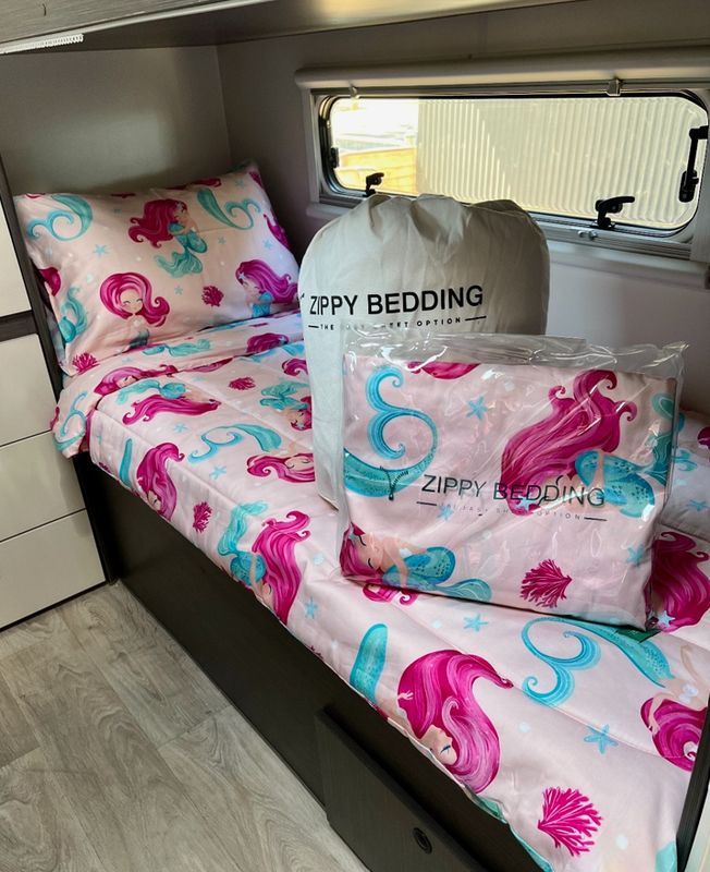 SINGLE BUNK BED 100% Cotton Mermaid Magic Bedding Set SINGLE BUNK BED 100% Cotton Mermaid Magic Bedding Set