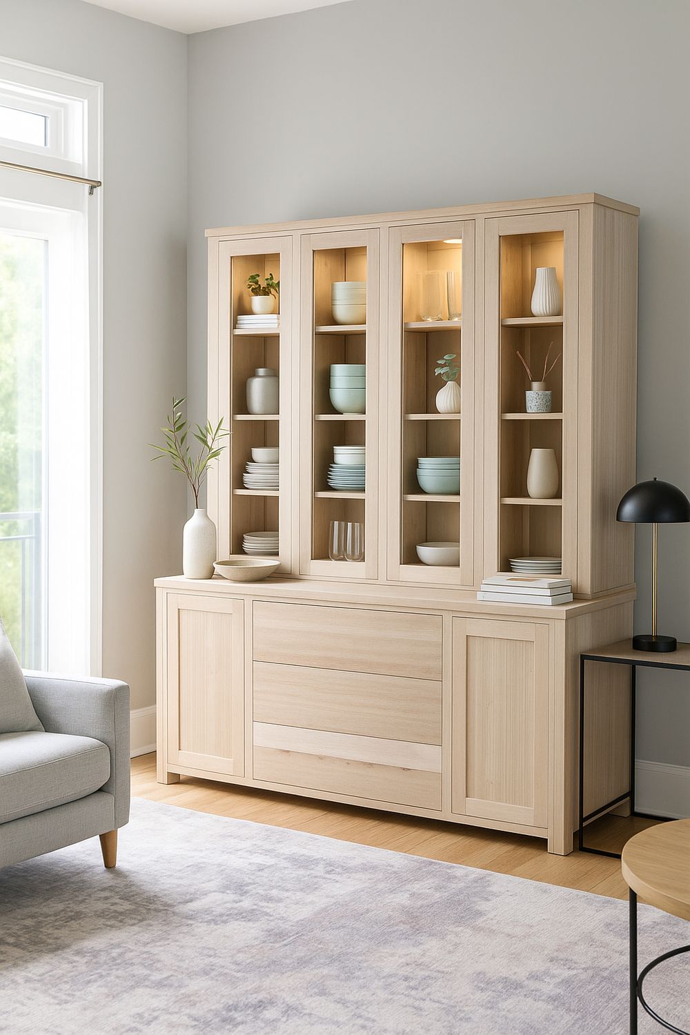 JASPER 1800 BUFFET & HUTCH