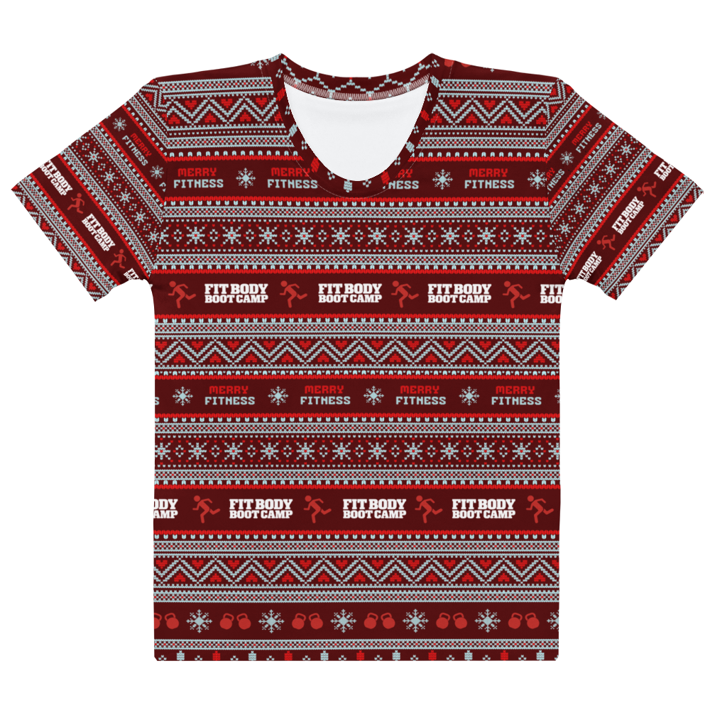 Women's Ugly Holiday Workout Tee