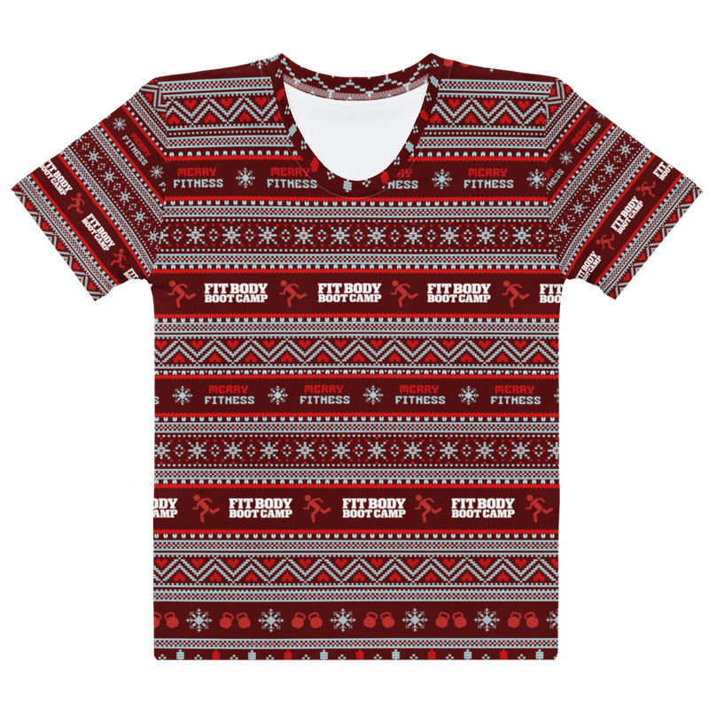 Women's Ugly Holiday Workout Tee