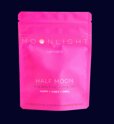 Half Moon Gummies - 5mg THC + 10mg CBD