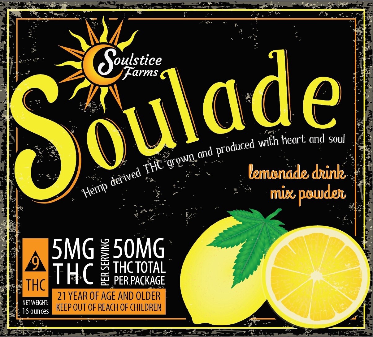 Soulade Lemonade Drink Mix THC Infused
