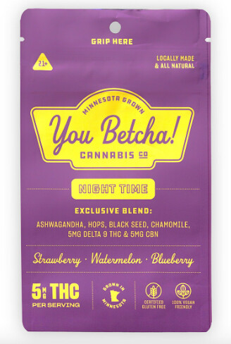 Night Time Gummies - 5mg THC + 5mg CBN