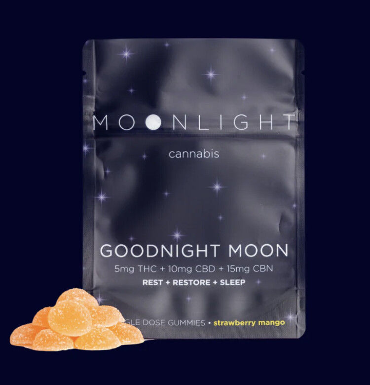 Goodnight Moon Sleep Gummies - 5mg THC + 10mg CBD + 15mg CBN