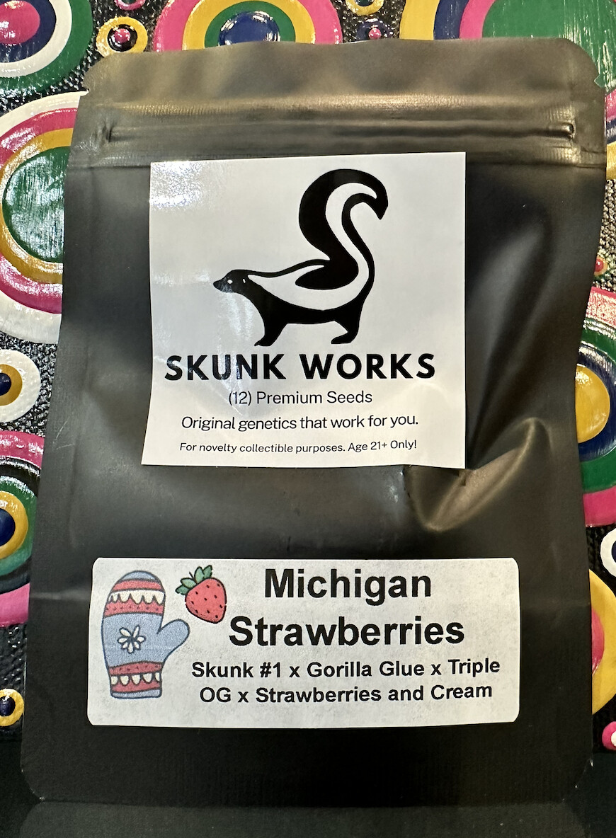 Michigan Strawberry Seeds-Skunk Works-12 Regular Seeds