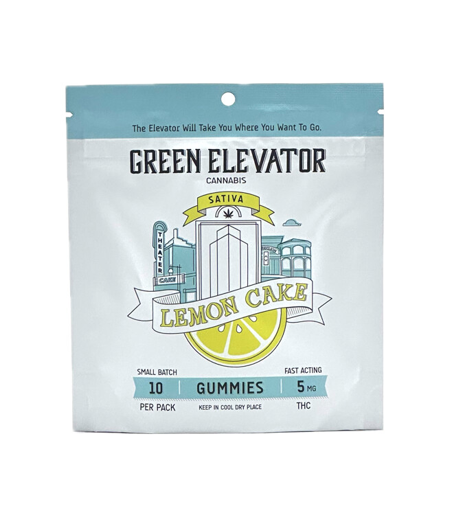 Lemon Cake Sativa Gummies - 5mg THC