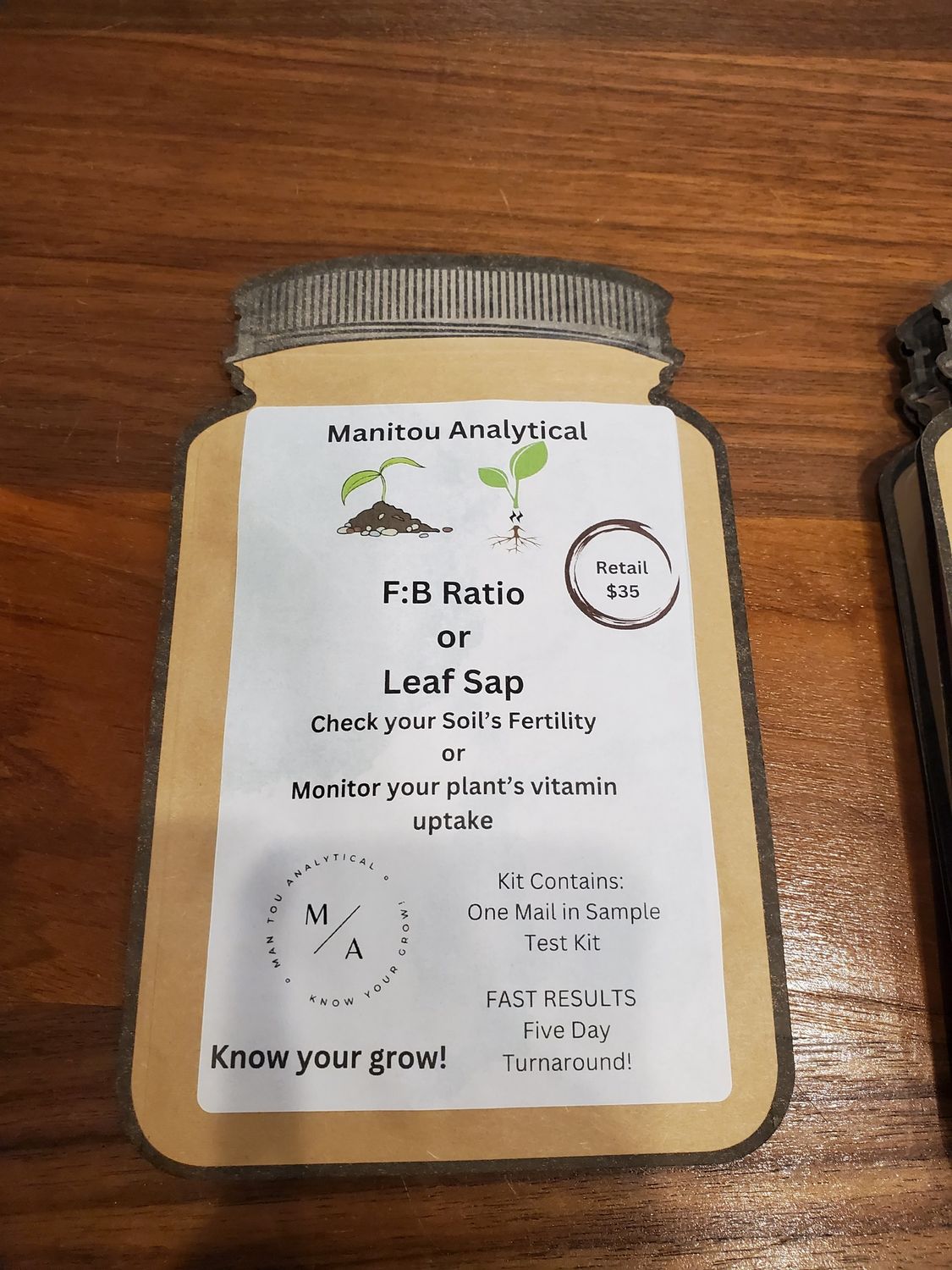 F:B Ratio or Leaf Sap-Manitou Analytical