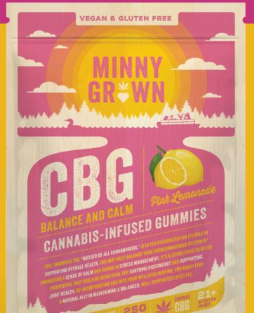 Pink Lemonade Minny Grown CBG-25mg CBG
