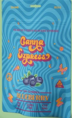 Blueberry-Canna Express-5mg THC +25 CBD