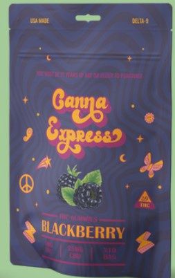 Blackberry-Canna Express-5mg THC + 25mg CBD