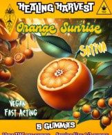Orange Sunrise Sativa Nano Fast Acting Healing Harvest 10mg THC