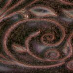 O57 Mottled Burgundy Opalesent Pint