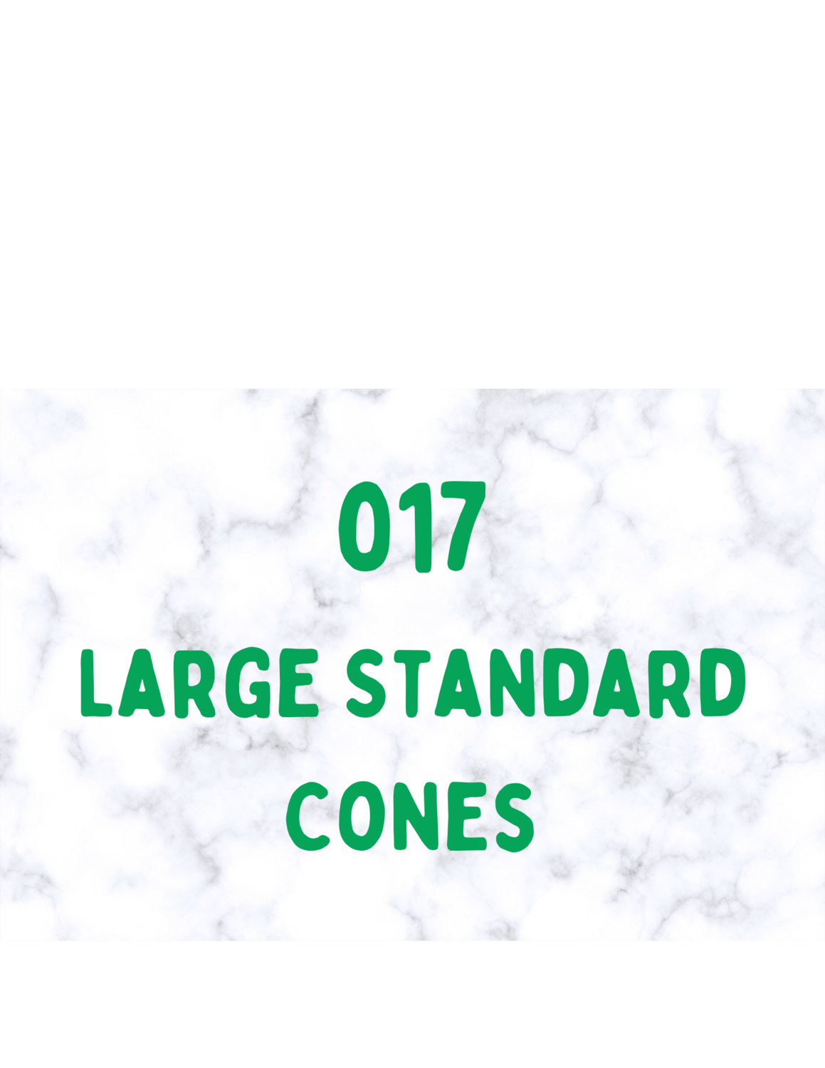 017 Cones Large Standard disc