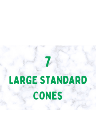 7 Cones Large Standard 50 ea.