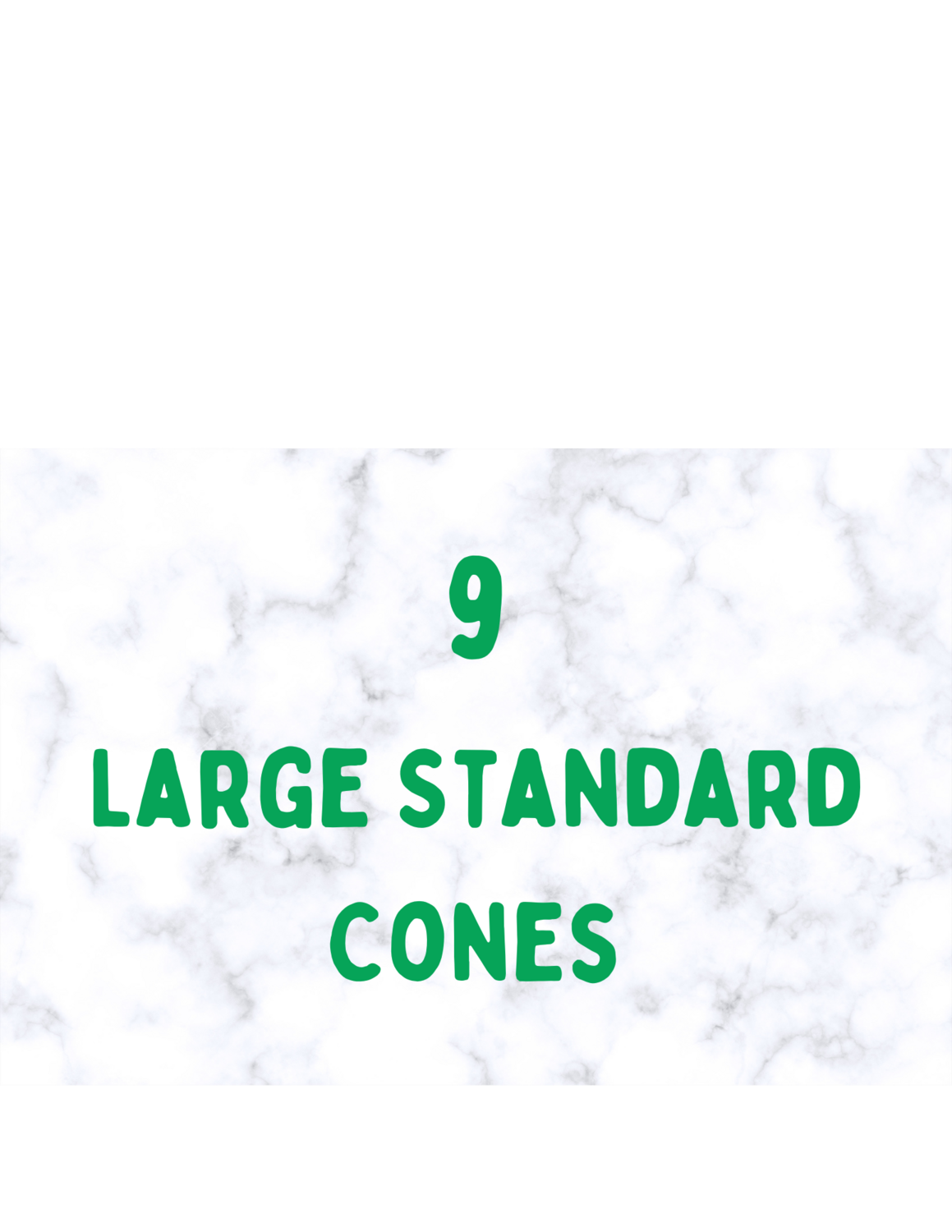 9 Cones Large Standard 50 ea.