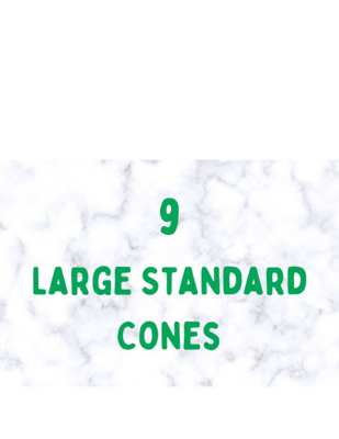 9 Cones Large Standard 50 ea.