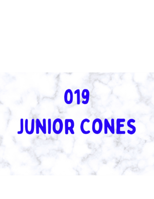 019 Cones Box Jr. 50 ea.