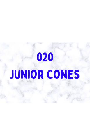 020 Cones Box Jr. 50 ea.