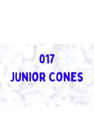 017 Cones Box Jr. 50 ea.