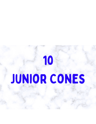10 Cones Box Jr. 50 ea.