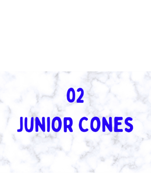 02 Cones Box Jr. 50 ea.