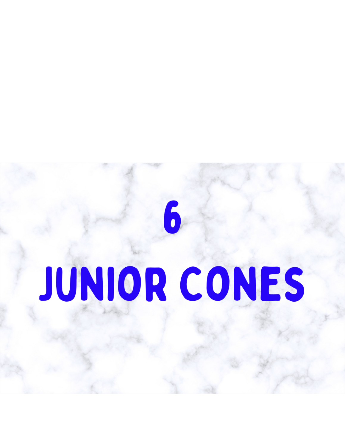 6 Cones Box Jr. 50 ea.
