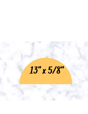 Shelf  13 x 5/8  Half  (714)