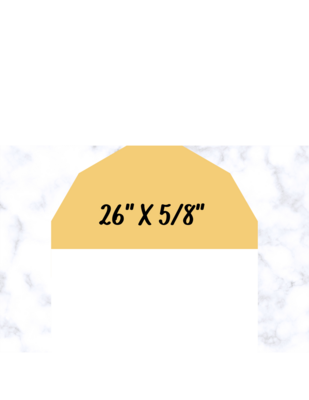 Shelf         26 x 3/4 Half (1227)