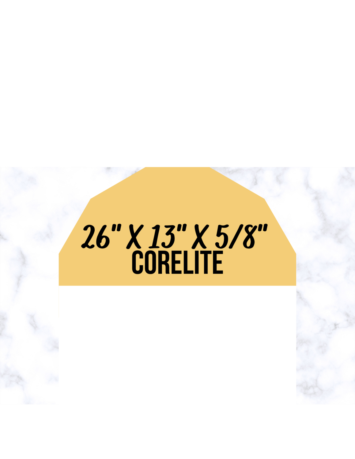 Shelf Corelite 21 x 5/8 Half