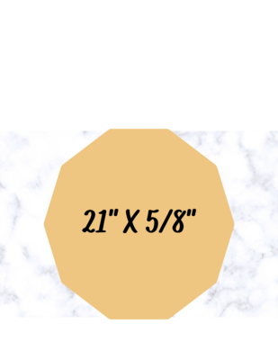 Shelf       21 x 5/8 Full  (1027)