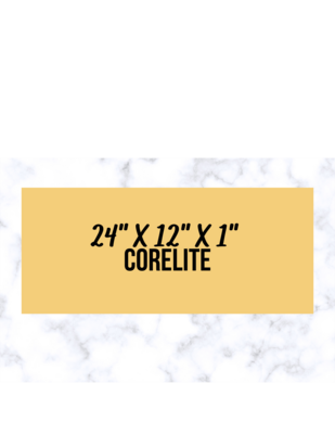 Shelf Corelite 12 x 24 x 1 (Rect)