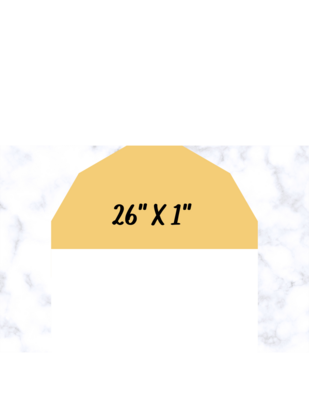 Shelf         26 X 1  Half (1227)