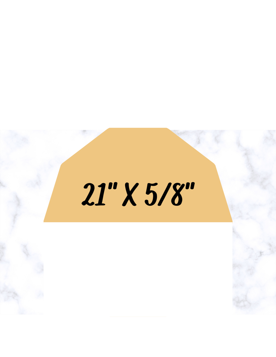 Shelf       21 x 5/8 Half (1027)