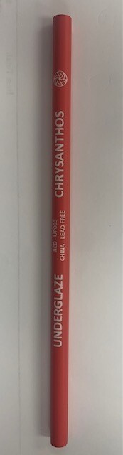 Pencil Underglaze Red