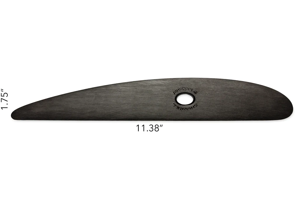 Mudtool Black Platter Lg