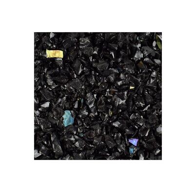 Glass Frit S96 Black Irid Medium
