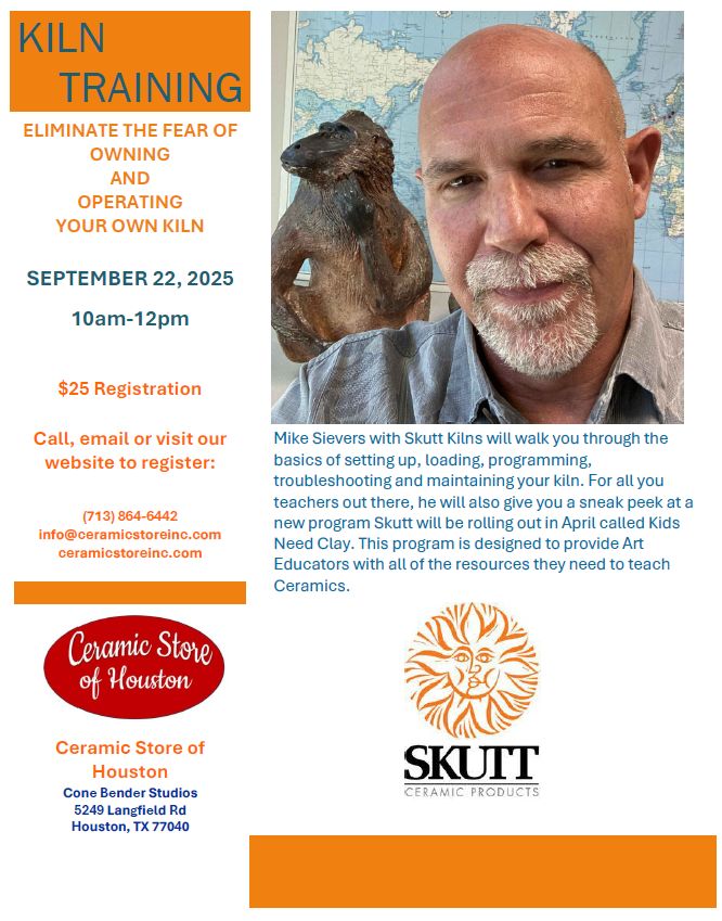 Kiln Training Monday September 22nd 10am