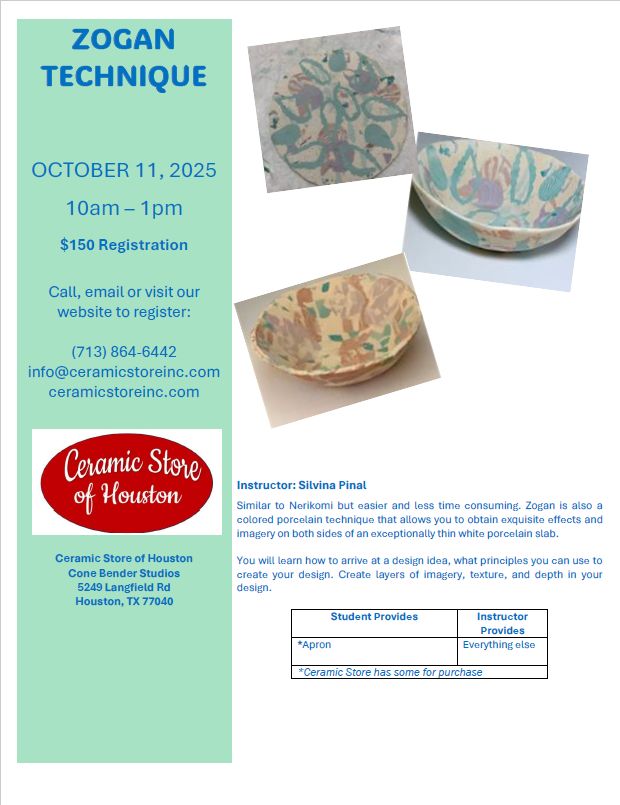 Zogan Technique October 11, 2025 10am-1pm